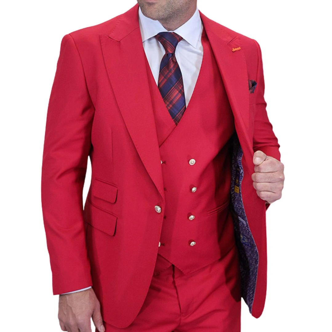 Aether Crest Collection: Statement Berry, le costume trois pièces qui vous rendra irrésistible !